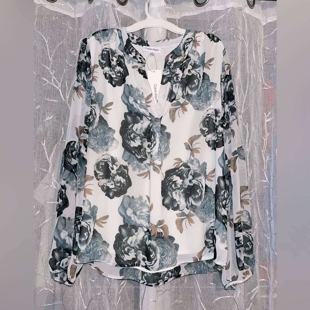 Calvin Klein Floral Blouse